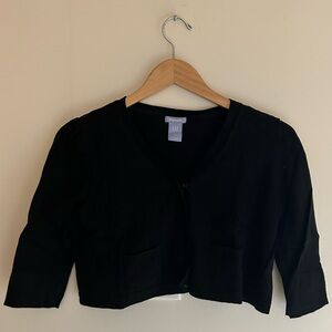GapMaternity Black Cardigan Top with Pockets size S
